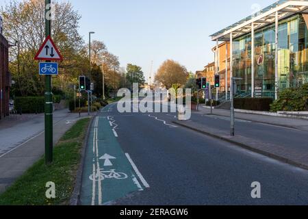 North Street Horsham, West Sussex, während der Sommersperre 2020 Stockfoto
