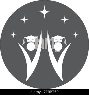 Bildung Logo Vorlage Vektor Symbol Illustration Design Stock Vektor