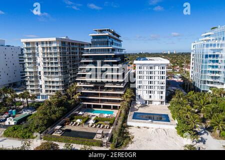 Miami Florida, Surfside, Arte Surfside Wohnanlagen pyramidenförmig, Ivanka Trump Jarret Kushner Vermietung Oceanfront Eigentumswohnungen Eigentumswohnungen Eigentumswohnungen Stockfoto