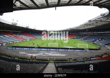 Hampden Park, Glasgow., 28th February21 Betfred Cup Final Livingston FC V St. Johnstone FC Credit: eric mccowat/Alamy Live News Stockfoto