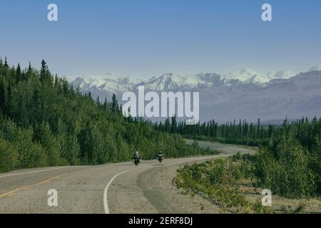 Der James Dalton Highway. Stockfoto