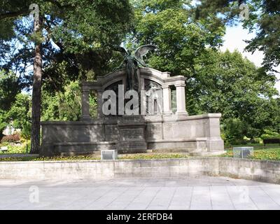 The Titanic Engineers' Memorial, East (Andrews) Park, Southampton, Großbritannien Stockfoto