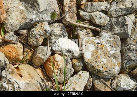 Naturstein Textur und Oberflächenhintergrund in hoher Auflösung Stockfoto