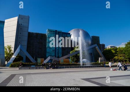 Nagoya, JAPAN - 29. APRIL 2016: Nagoya City Science Museum and Planetarium. Stockfoto