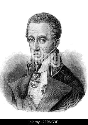 Charles X Philippe, Charles X Philippe (geb. 9. Oktober 1757; † 6. November 1836) des Hauses Bourbon war König von Frankreich von 1824-1830. Er war der Stockfoto