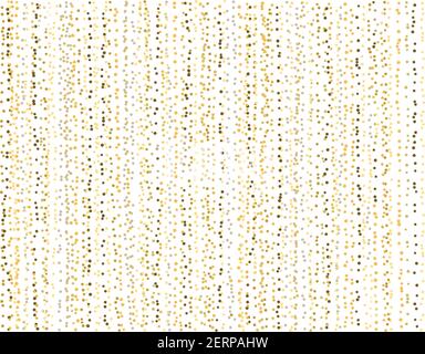 Goldfolie Glitzer Linie Streifen, abstrakt. Vektorgrafik. Stock Vektor