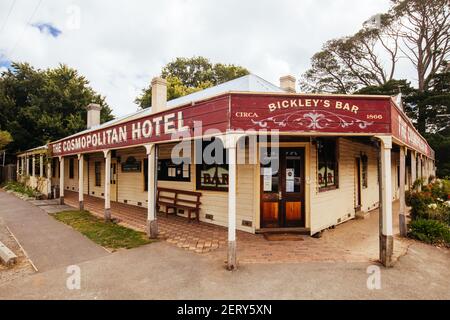 Das Cosmopolitan Hotel in Trentham in Victoria Australien Stockfoto