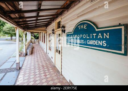 Das Cosmopolitan Hotel in Trentham in Victoria Australien Stockfoto