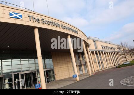Scottish Government Building in Leith, Edinburgh, Schottland, Großbritannien Stockfoto