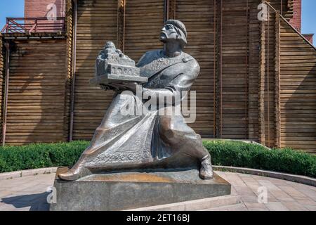 Jaroslaw die Weise Statue am Goldenen Tor - Kiew, Ukraine Stockfoto