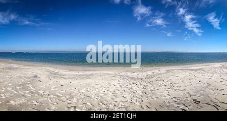 Wunderschöner und natürlicher Floridian Beach Stockfoto