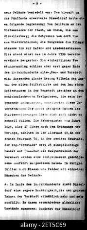 Paul Sültenfuß (1872-1937), das Düsseldorfer Wohnhaus bis zur Mitte des 19. Jahrhundert (Diss. TH Aachen), 1922, S. 9. Stockfoto