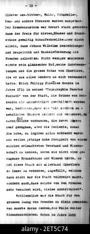 Paul Sültenfuß (1872-1937), das Düsseldorfer Wohnhaus bis zur Mitte des 19. Jahrhundert (Diss. TH Aachen), 1922, S. 15. Stockfoto