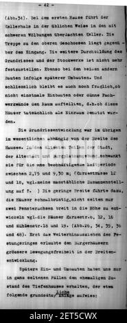 Paul Sültenfuß (1872-1937), das Düsseldorfer Wohnhaus bis zur Mitte des 19. Jahrhundert (Diss. TH Aachen), 1922, S. 42. Stockfoto