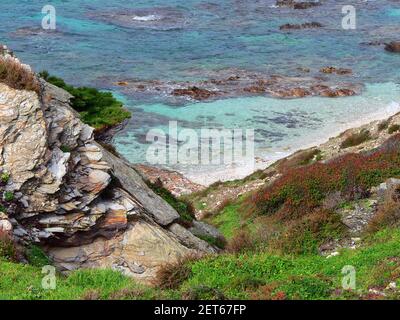 Argentiera, Nordwest-Küste Sardiniens, Italien Stockfoto