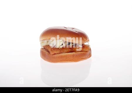 Burger King Big Fish Sandwich Stockfoto