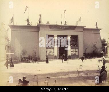 Pavillon der Suez Canal Company, Paris Exposition, 1889. Stockfoto