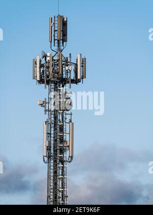 Handy-Mast, UK Stockfoto