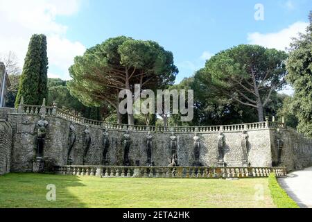 Pegasus-Brunnen - Villa Lante, Bagnaia, Italien Stockfoto