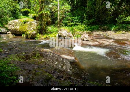 Creek Crossings in Canungra Stockfoto