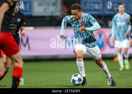 ROTTERDAM, NIEDERLANDE - MÄRZ 1: Liam van Gelderen von Ajax U23 während des niederländischen Keukenkampioendivisie-Spiels zwischen Excelsior und Ajax U23 in Van Don Stockfoto