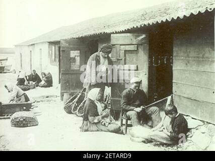 Pescadores Povoa de Varzim. Stockfoto