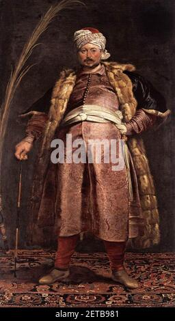 Peter Paul Rubens - Porträt von Nicolas de Respaigne Stockfoto