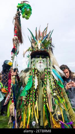 Jack-in-the-Green Festival, Hastings, East Sussex, Großbritannien Stockfoto