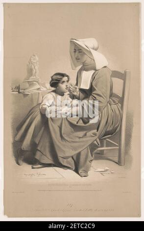 Petites Etudes pour le Genre et la Abbildung, nein. 4. Stockfoto
