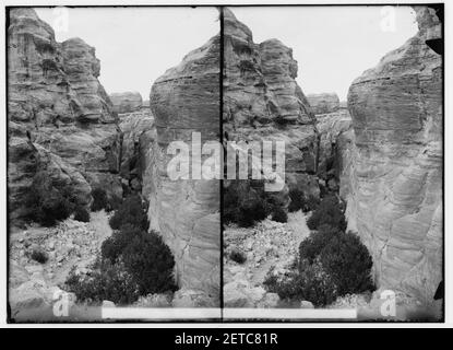 Petra in Transjordanien. Bab Es-Sik Stockfoto