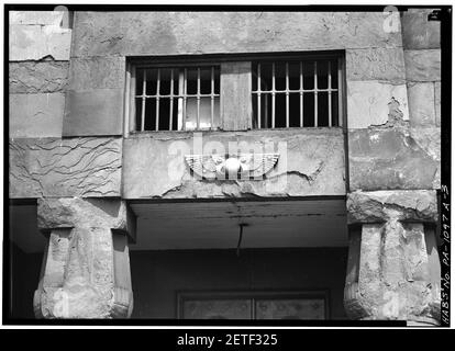 Philadelphia County Prison (Moyamensing Gefängnis) Philadelphia PA (A3) 139926pu. Stockfoto