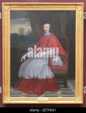 Philippe de Champaigne - Le Cardinal Mazarin. Stockfoto