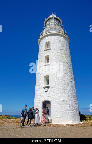 Leuchtturm Cape Bruny Stockfoto