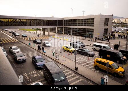 Istanbul/türkei-02/04/2020: internationaler Flughafen sabiha gokcen Stockfoto