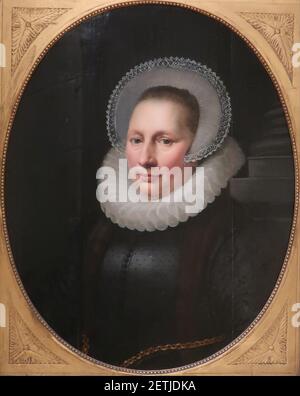 Portrait of a Lady von Nicolaes Eliasz. Pickenoy Stockfoto