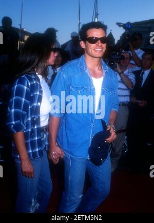 Westwood, California, USA 8th. Mai 1996 Schauspieler Antonio Sabato Jr. besucht Warner Bros. Pictures 'Twister' Premiere am 8. Mai 1996 im Mann Village Theater in Westwood, Kalifornien, USA. Foto von Barry King/Alamy Stockfoto Stockfoto