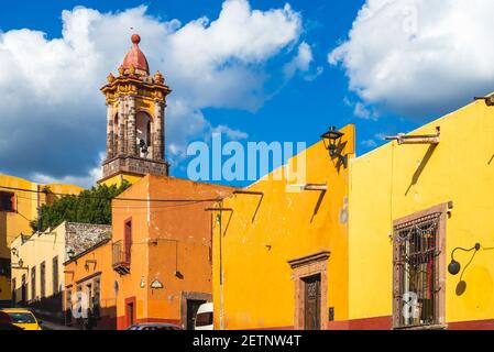 Kuppel der Nonnen-Kirche in san miguel De Allende in mexiko Stockfoto