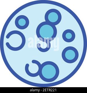 Planetensymbol für Luft- und Raumfahrt. Skizzieren Luft-und Raumfahrt Planeten Vektor-Symbol für Web-Design isoliert auf weißem Hintergrund Stock Vektor