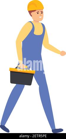 Werkzeugkasten-Symbol. Cartoon des Baukasten-Vektor-Symbol für Web-Design auf weißem Hintergrund isoliert Stock Vektor