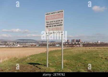 Newshot Island Renfrewshire Stockfoto