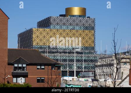 Birmingham Stadtzentrum Wahrzeichen Bibliothek von Birmingham in Centenary Square Von der Architektin Francine Houben Stockfoto