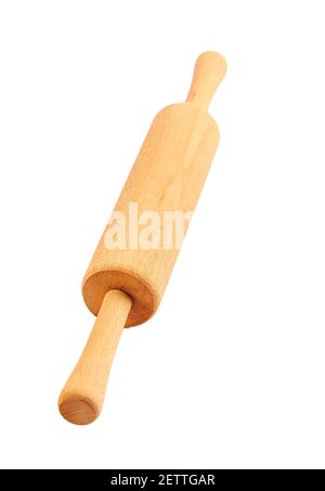 Rolling Pin isoliert auf Weiß. Hochwertige Fotos. Stockfoto