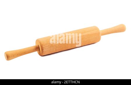 Rolling Pin isoliert auf Weiß. Hochwertige Fotos. Stockfoto