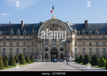 Nationales Militärmuseum von Frankreich in Les Invalides Stockfoto