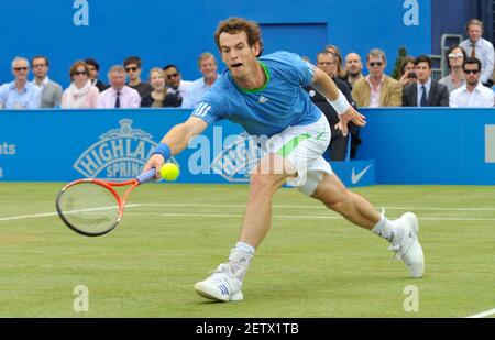 Finale Andy Murray schlägt Jo-Wilfried Tsonga . 13/6/2011. BILD DAVID ASHDOWN Stockfoto