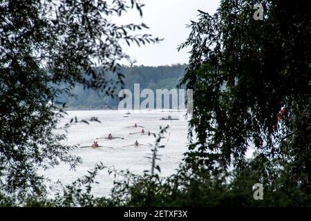 Linz, Österreich, Donnerstag, 29th. Aug 2019, FISA World Rowing Championship, [Pflichtnachweis; Peter SPURRIER/Intersport Images] 13:42:42 29.08.19 Stockfoto