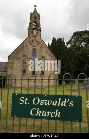 St. Oswald's Church (Katholisch), Bellingham, Northumberland, England, Großbritannien Stockfoto