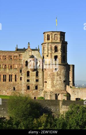 Deutschland, Baden-Württemberg, Heidelberger Schloss Stockfoto