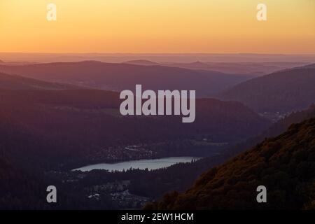 Frankreich, Vogesen, Hohe Vogesen, Blanchemer See Stockfoto