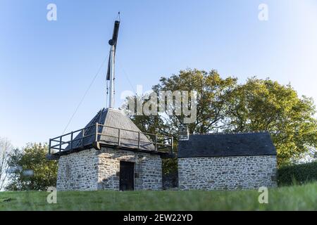 Frankreich, Ille-et-Vilaine, Saint-Marcan, der Tele von Chappe Stockfoto